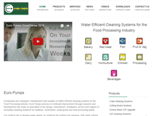 Tablet Screenshot of europumps.com.au